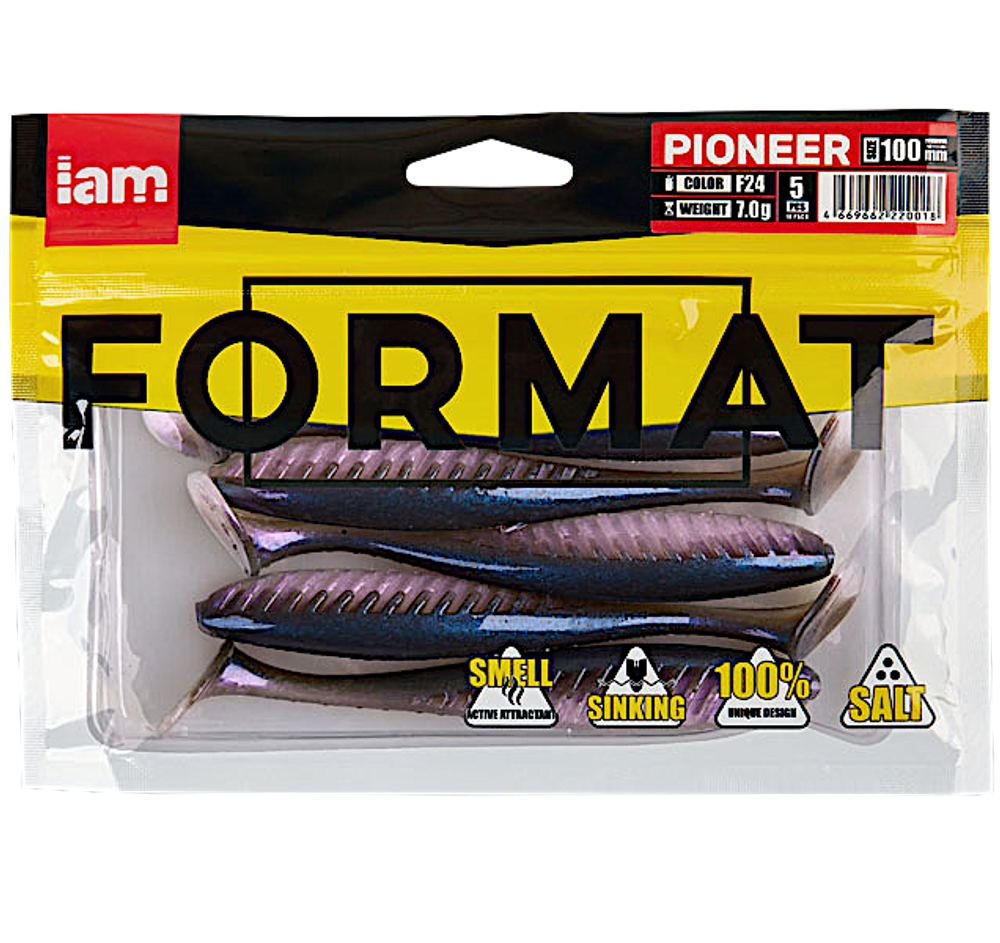 Мягкая приманка IAM Format Pioneer 088мм 4.8г -