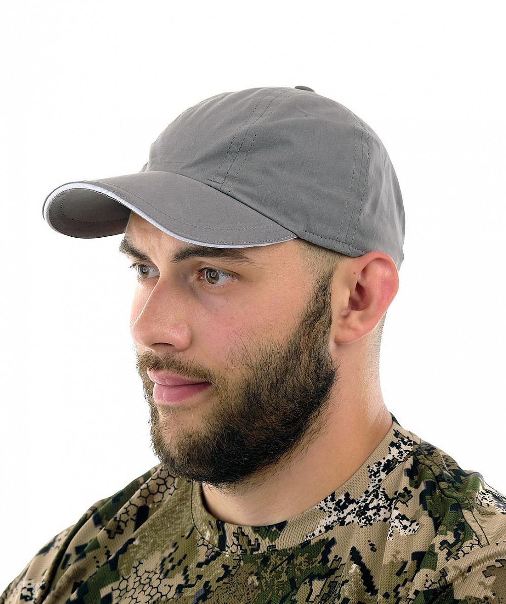 Бейсболка Элит-барьер (св.серый)