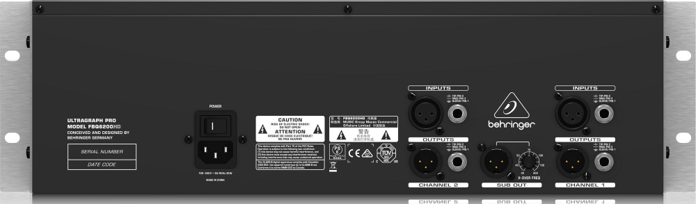 Эквалайзер BEHRINGER FBQ6200HD ULTRAGRAPH PRO