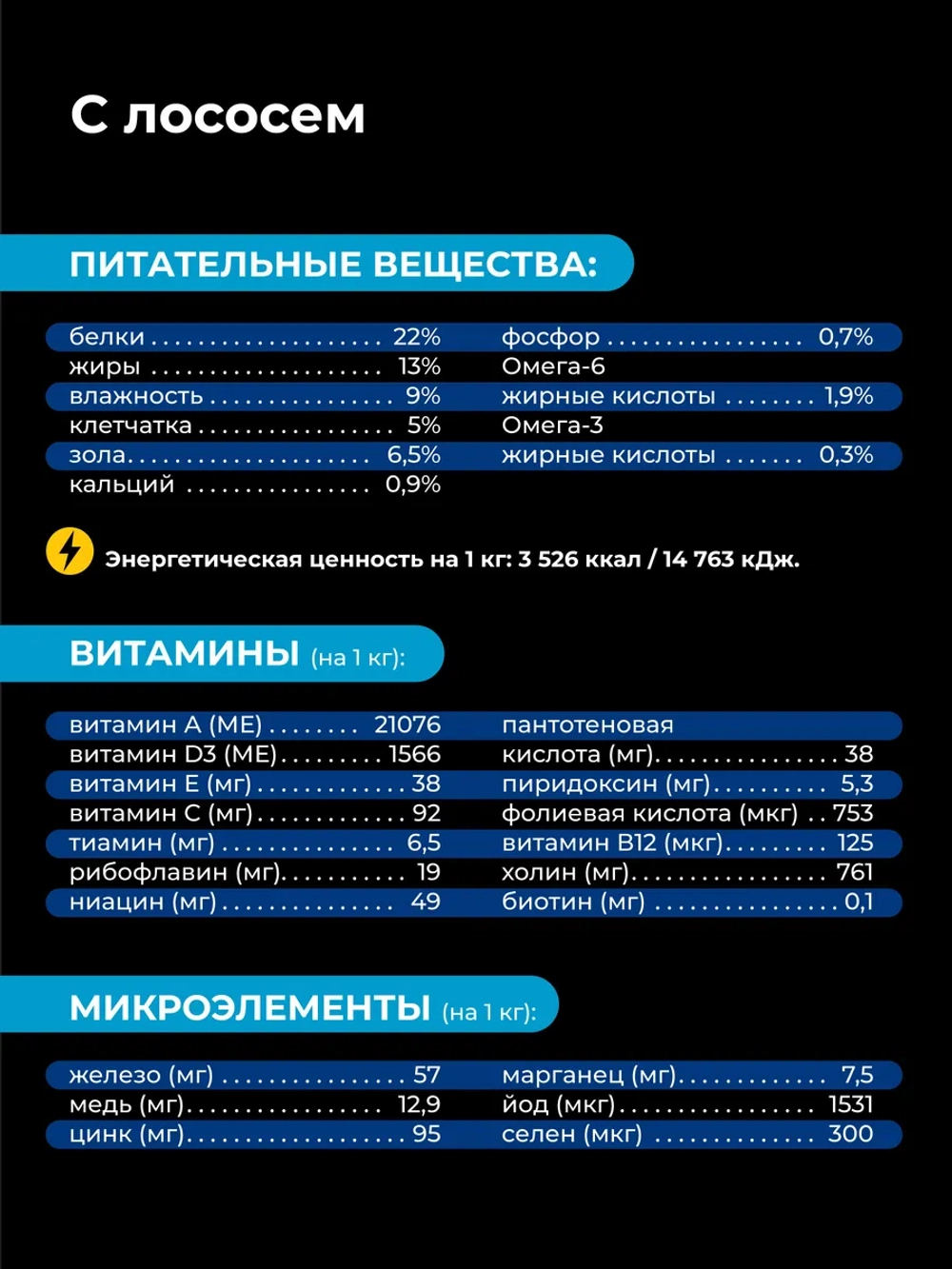 Сухой корм для собак породы Акита-ину, с лососем, 3 кг