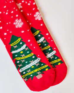 Носки НГ р.35-40 "New Year's magic" Ёлка