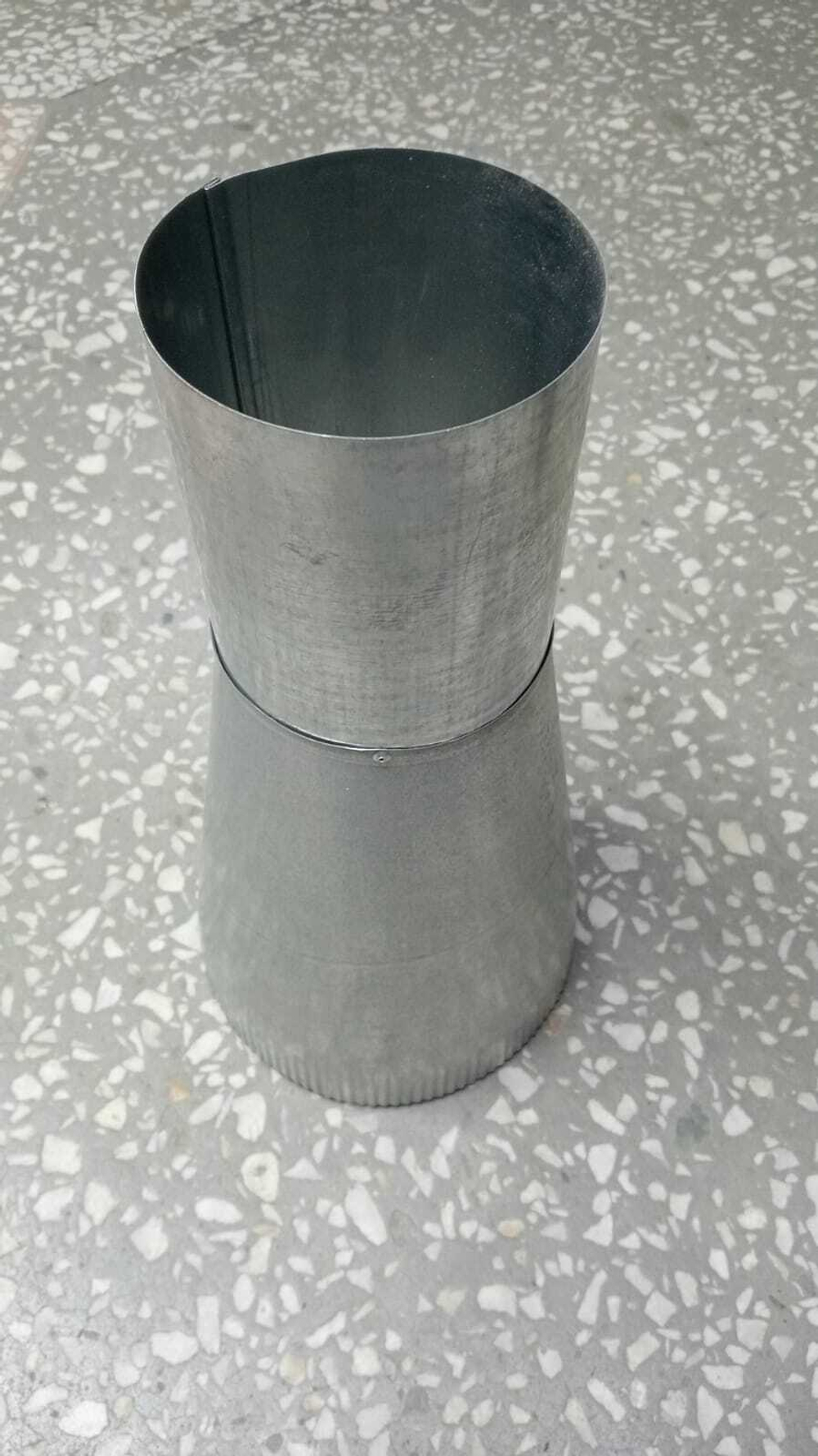 Оголовок для трубы-сендвич д.200/120 L=400мм оц сталь