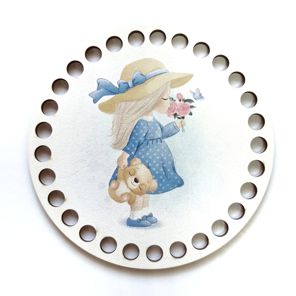 Донышко Принт Детское 12см Девочки в ассортименте