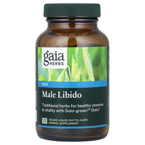 Gaia Herbs, Для мужчин мужское либидо, 120 веганских капсул Liquid Phyto-Caps