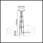Грунтовый светильник Odeon Light LIANA 7108/15GLA