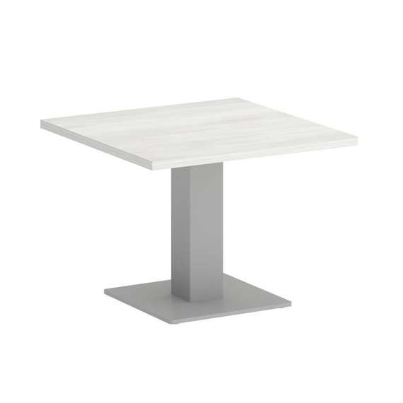 Yalta Стол журнальный квадратный LT.SJ-2 Снежная Патина/Металл Серый 600*600*450