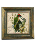 Картина на стену для интерьера на холсте в раме "Птицы" 29*29 см