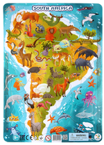 Пазл в рамке 53эл. "Южная Америка" (Dodo)