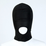 Маска-шлем с плотной вставкой и отверстием для рта (Цвет: черный)