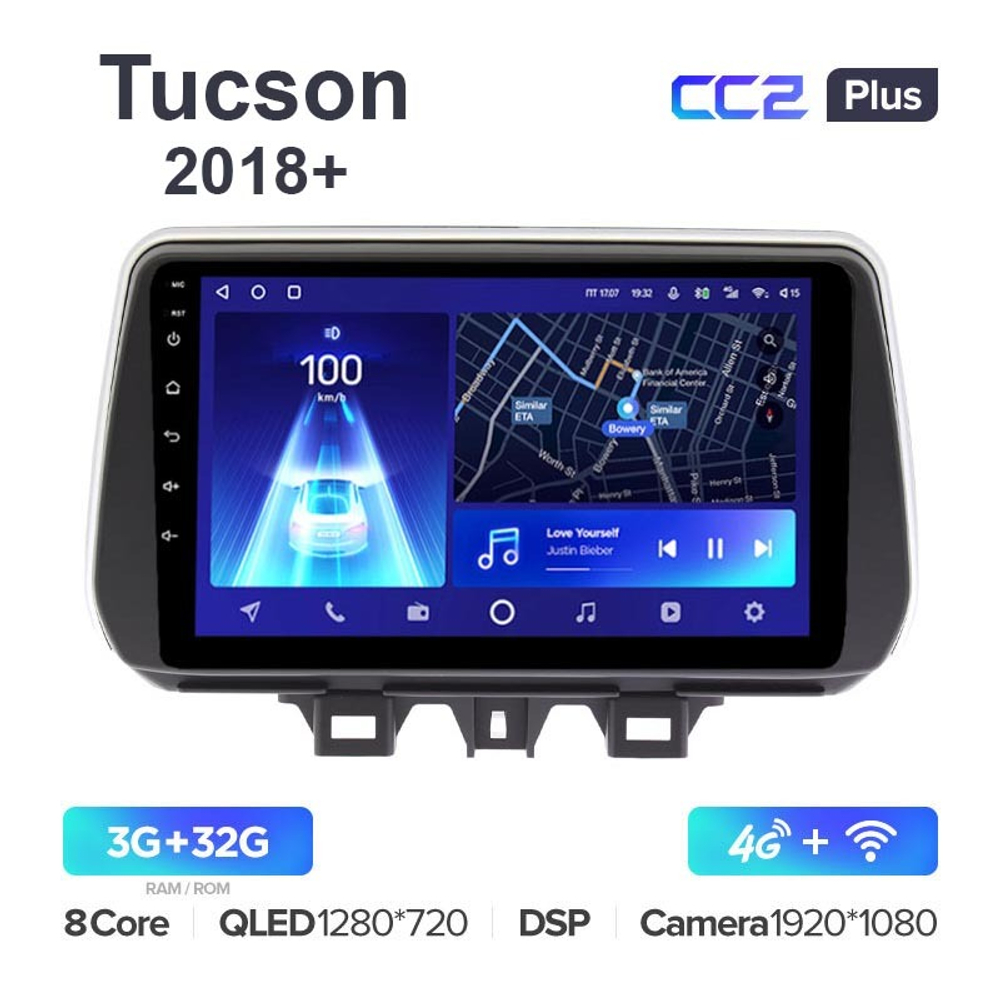 Teyes CC2 Plus 9"для Hyundai Tucson 2018+