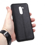 Панель из экокожи для Xiaomi Pocophone F1, 010498 Синий