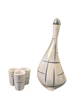 Штоф (Графин) "Гусыня" и 3 стопки Артель «Прогресс»