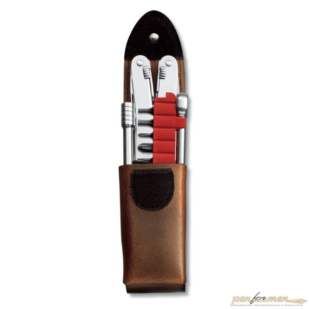 Мультитул Victorinox SwissTool Spirit Plus 3.0239.L 105мм 39 функций в кожаном чехле