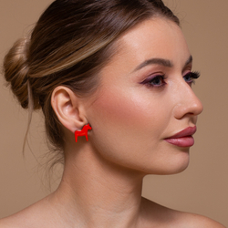 Серьги - Символ Года - Алый