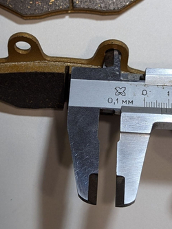 Колодки тормозные задние для эндуро мотоцикла износостойкие