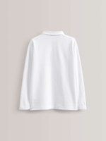 Поло с длинным рукавом школьное для мальчика Next C02-481, 5 шт., Белый