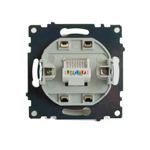 Розетка компьютерная 1-местная RJ-45 (механизм), STEKKER, GLS00-7107-08, серия Катрин, золото 49227