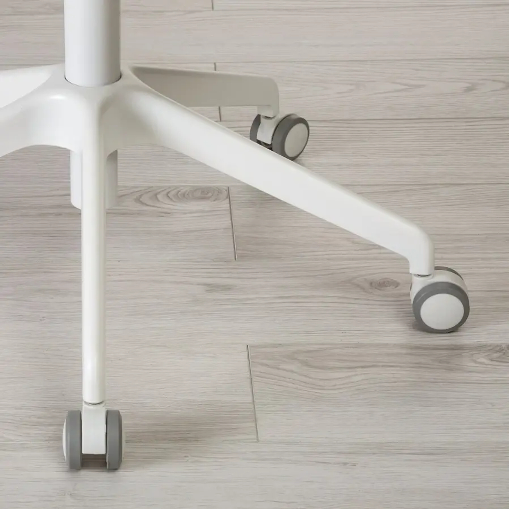 Офисный стул - IKEA FJÄLLBERGET/FJALLBERGET,  71x71x86см, белый/светло-коричневый, ФЬЕЛЛБЕРГЕТ ИКЕА