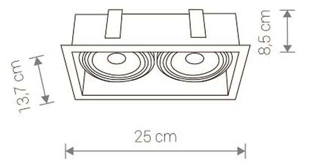 Встраиваемый светильник Nowodvorski Mod 9412