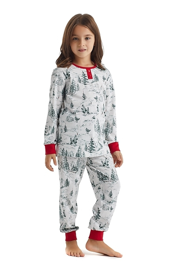 Пижама с брюками для девочки