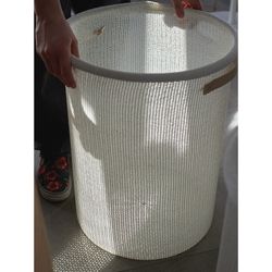 Корзина для хранения Sustainable collection, Ø42х55 см, молочная