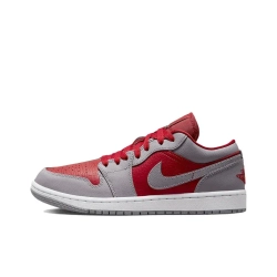 Женские кроссовки Air Jordan 1 Low SE 'Split - Gym Red Cement Grey' DR0502-600