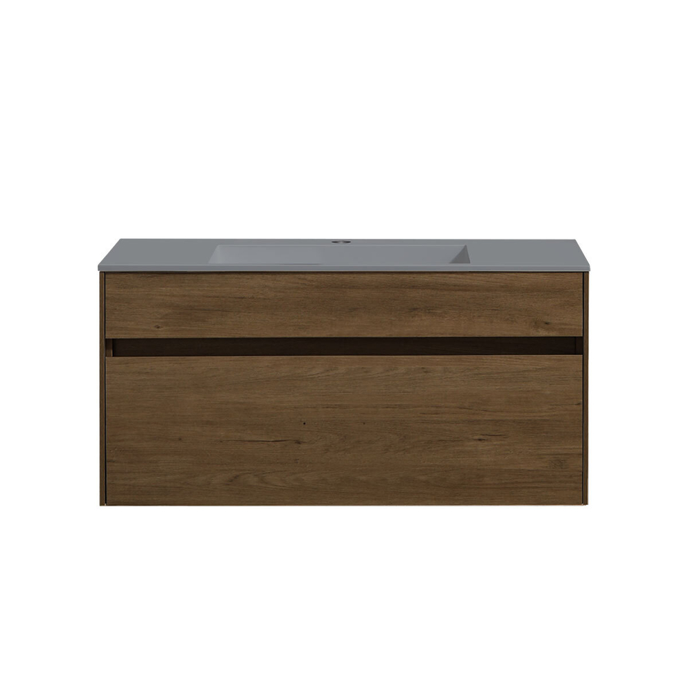 Тумба под раковину Vincea Chiara 1000 подвесная, 1 выкатной ящик soft-close, T.Oak