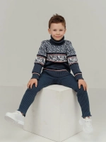 Свитер вязаный с горлом