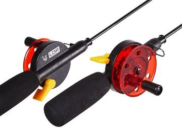 Удочка телескопическая зимняя Lucky John LDR TELE 62см графит