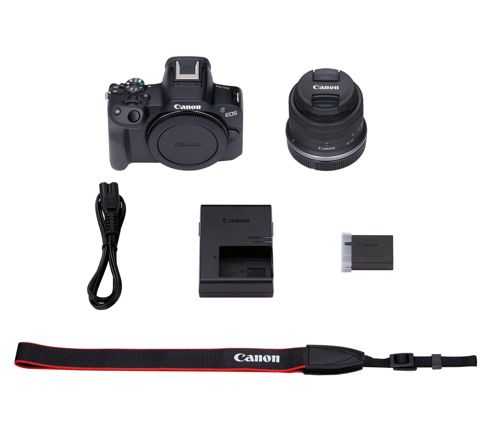 Беззеркальный фотоаппарат Canon EOS R50 Kit RF-S 18-45mm IS STM (уцененный)