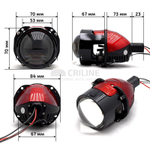 Criline Biled Q2 Redamption 2,5" 6000K 12V