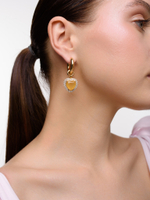 Серьги "Soul Yellow Matte" Gold
