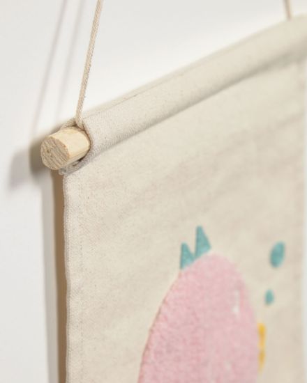 Гобелен Delmare 100% хлопок разноцветный с рыбками 25 x 25 cm