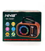 Радиоприемник с MP3 плеером, Bluetooth TWS NNS NS-7099BT
