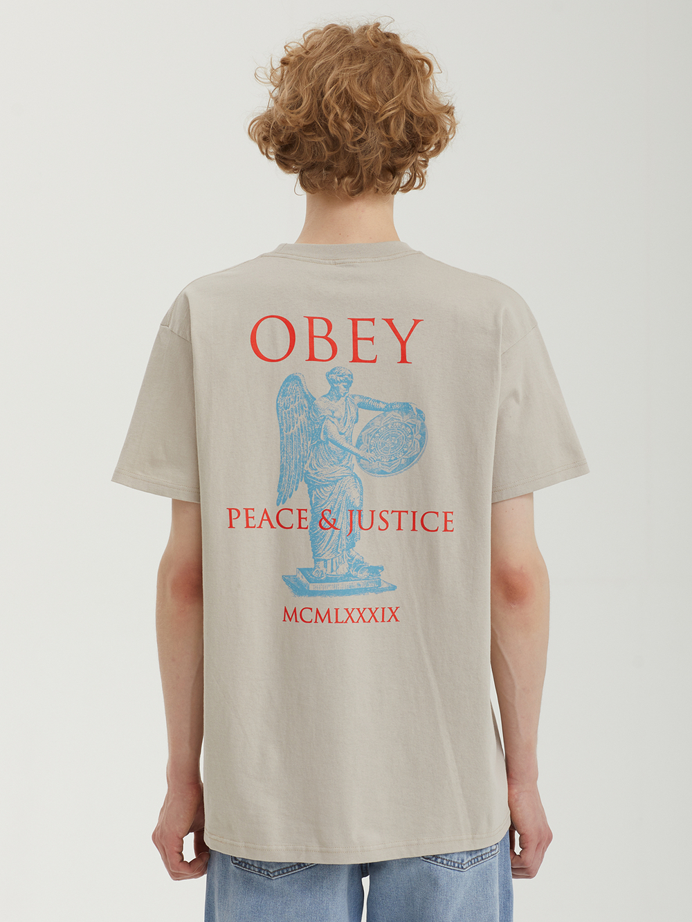 Футболка Кор. Рукав Obey Peace & Justice Statue