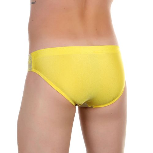 Мужские плавки желтые с блестками Boefje