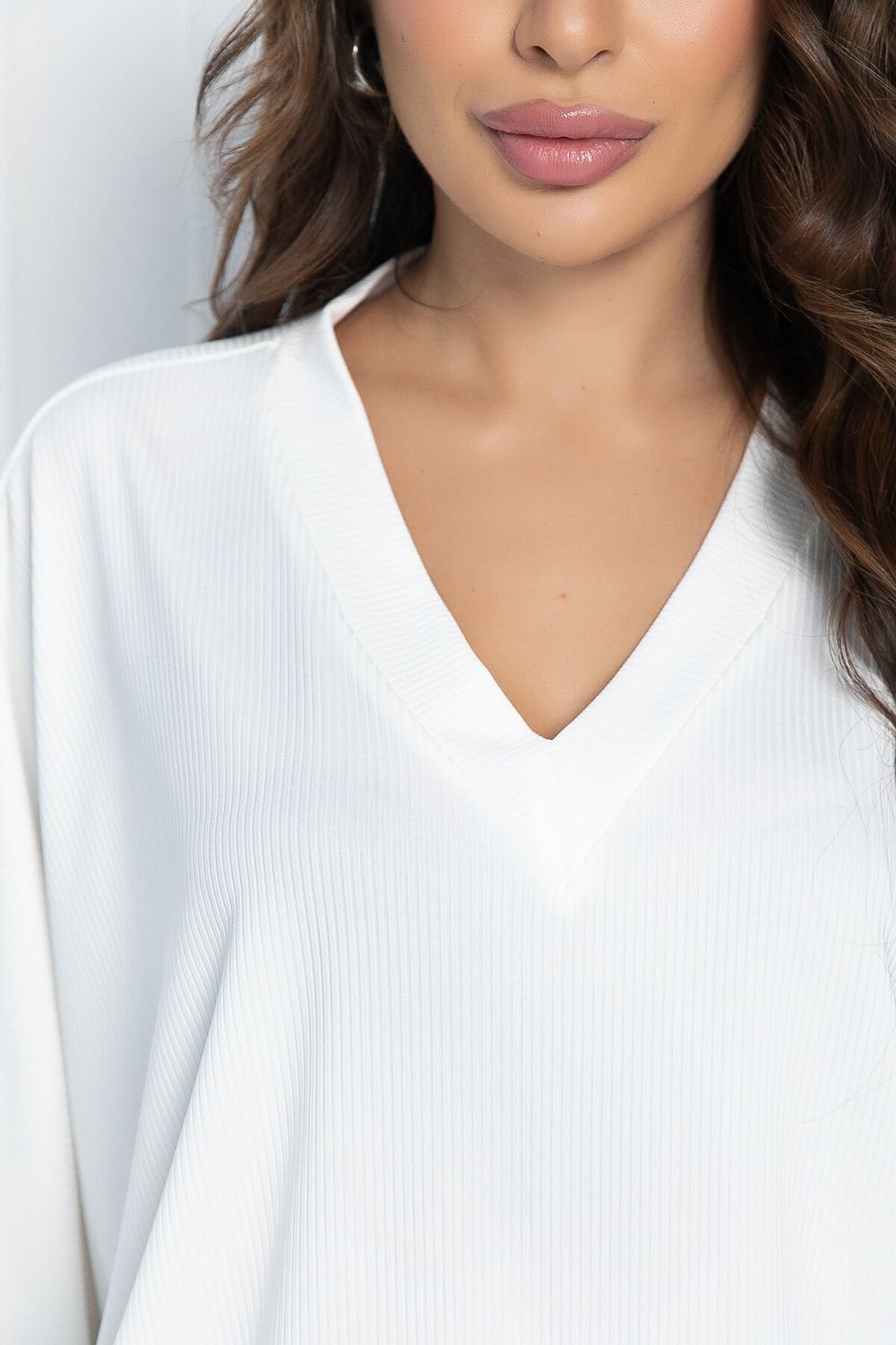 Блуза Вэнсдей (белая) Б11457 LT Collection