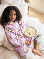 Толстовка из флиса с капюшоном удлиненная Next 973-977, Сиреневый