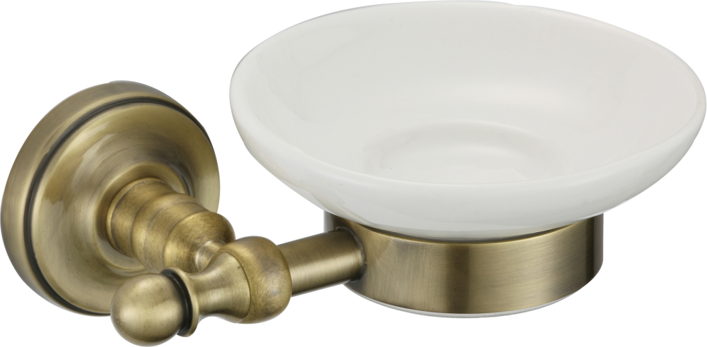 31020-D Мыльница стекло (настенный) (БРОНЗА) GANZER (20/1шт)