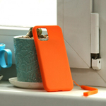 Силиконовый матовый чехол с ремешком для iPhone 11 Pro, 011397 Красный