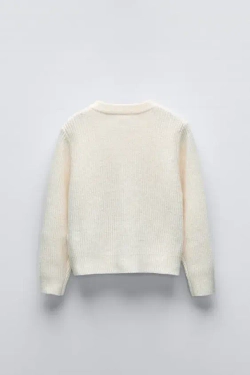 ZARA КАРДИГАН, ЭКРЮ