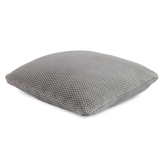 Подушка декоративная из стираного хлопка серого цвета из коллекции essential, 45х45 см