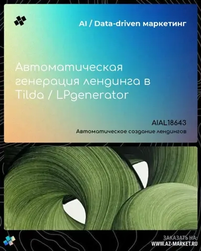 Автоматическая генерация лендинга в Tilda / LPgenerator