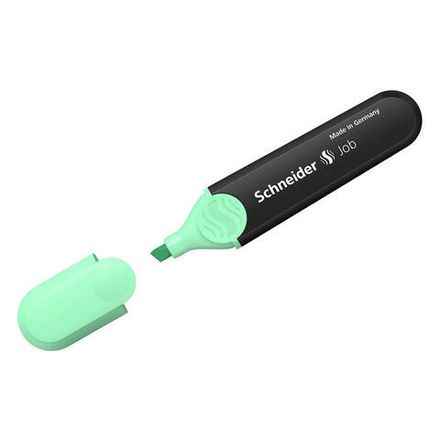 Выделитель текста 1-5мм, Schneider Job, пастельный мятный
