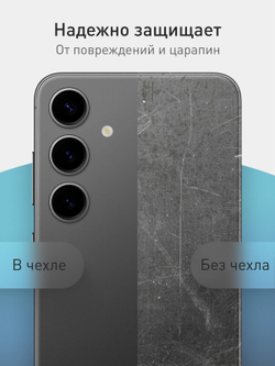 Чехол ROSCO для Samsung Galaxy S24+ (арт.SS-S24P-COLOURFUL-BLUE )