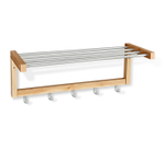 Вешалка Альберо Sheffilton-WH4, 650x250x265,прозрачный лак/алюм.мет 4800236