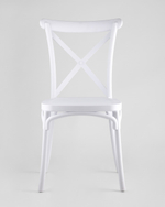 Стул Кроссбэк пластиковый белый