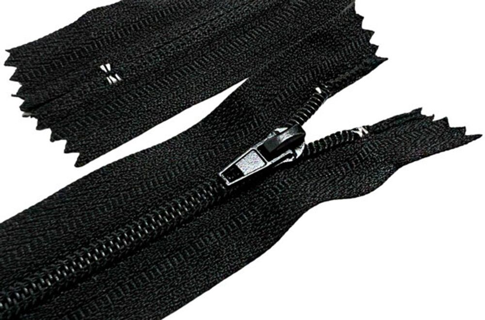 Молния брючная MaxZipper 20см черная