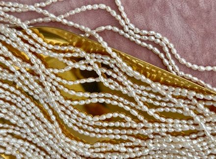 Жемчуг натуральный рис 2,8мм, 4А