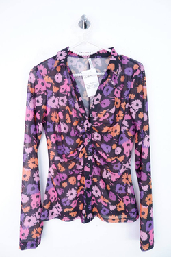 Блузка Befree ляпистая, маркировкаXS, визуально на 42 размер